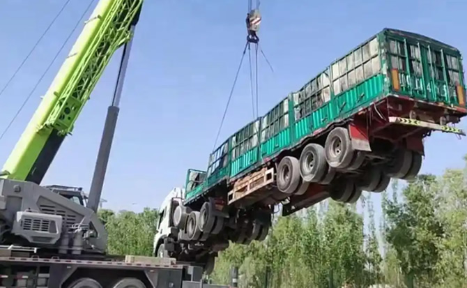 三河道路脱困救援案例
